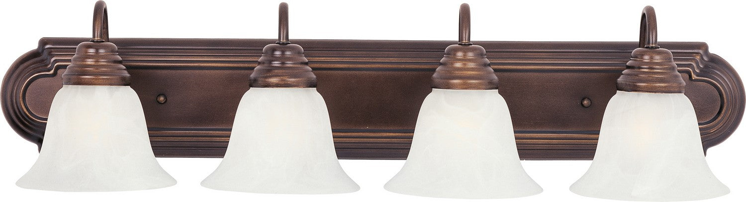 Maxim 8014MROI Four Light Bath Vanity, Oil Rubbed Bronze