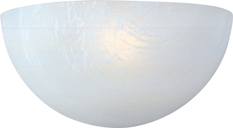 Maxim 20585MRWT One Light Wall Sconce, White