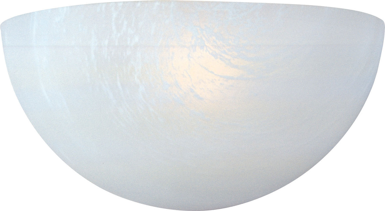 Maxim 20585MRWT One Light Wall Sconce, White