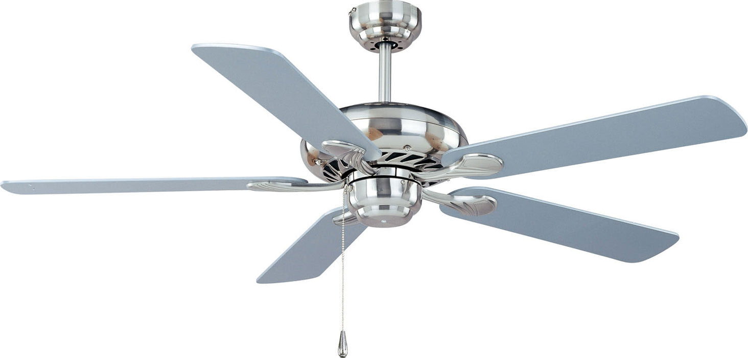 Maxim 89930SN 52" Ceiling Fan, Satin Nickel