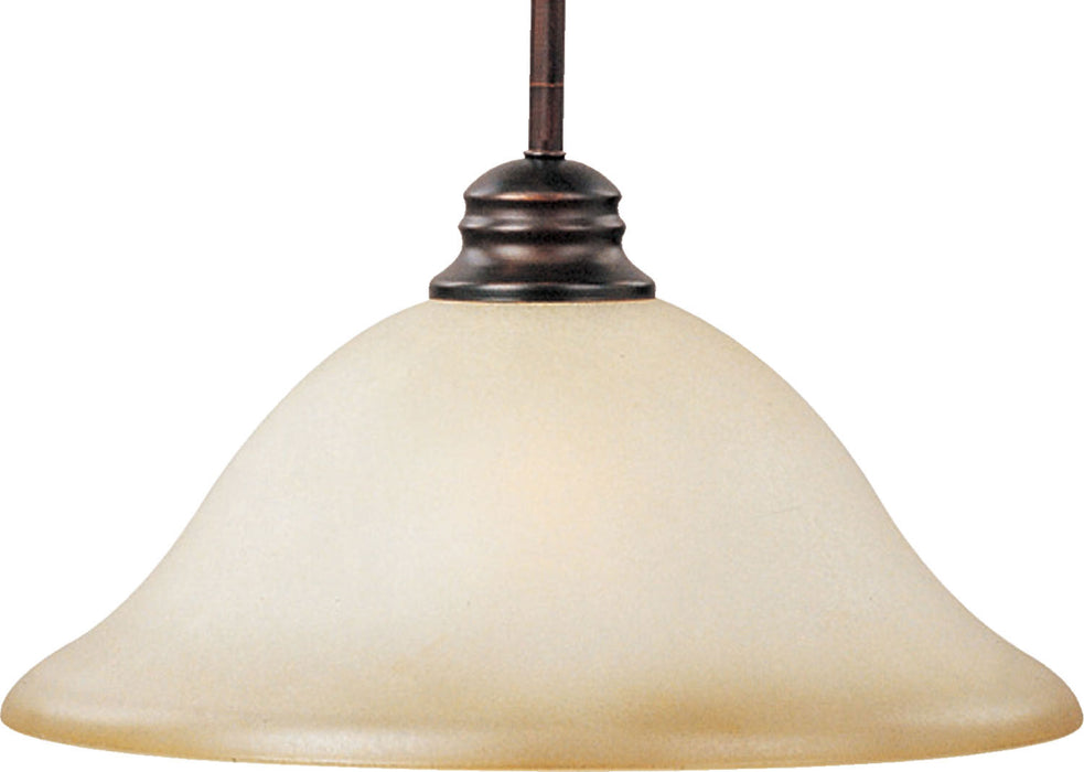 Maxim 91061WSOI One Light Pendant, Oil Rubbed Bronze