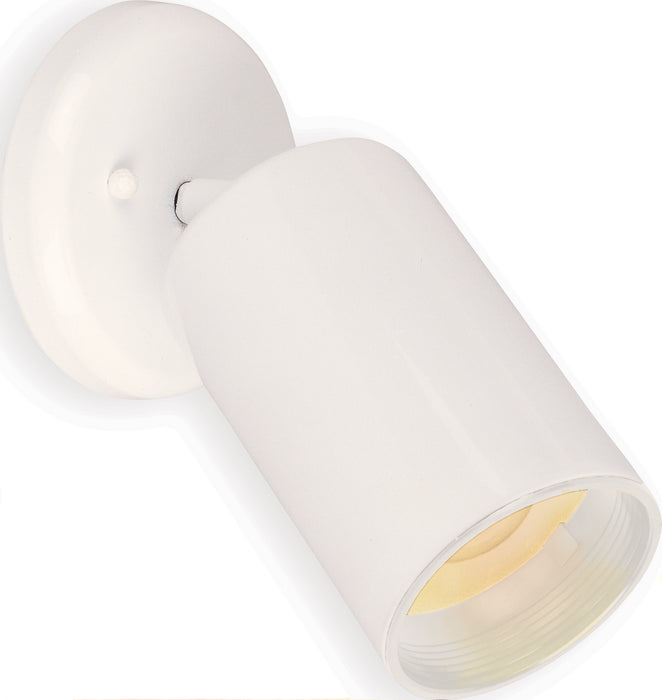 Maxim 92010WT One Light Flush Mount, White