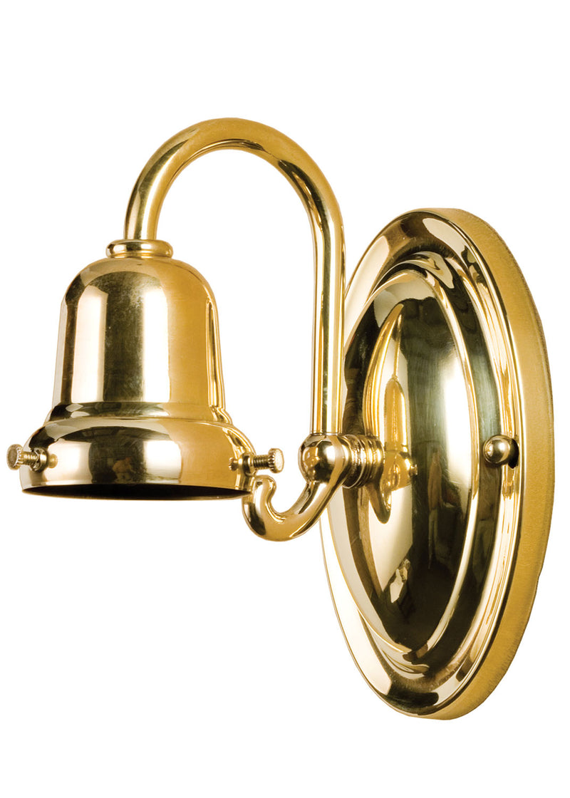 Meyda Tiffany 101565 One Light Wall Sconce, Polished Brass