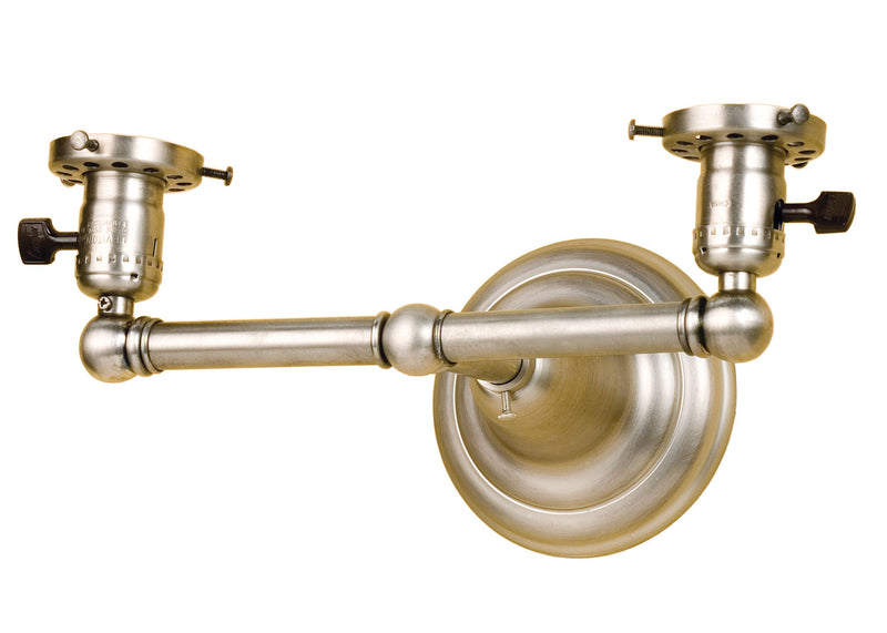 Meyda Tiffany 101893 Two Light Wall Sconce Hardware, Antique Nickel