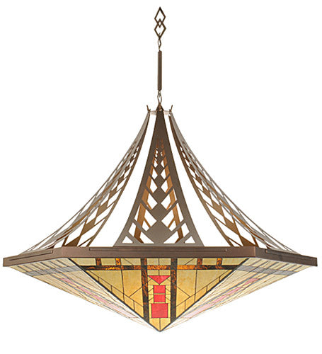 Meyda Tiffany 103993 Eight Light Pendant, Beige Flame Xag