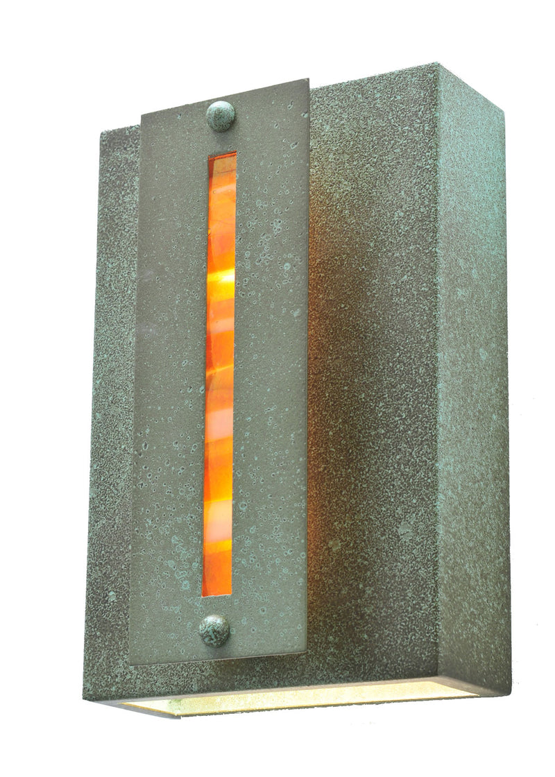 Meyda Tiffany 105985 Two Light Wall Sconce, Tarnished Copper