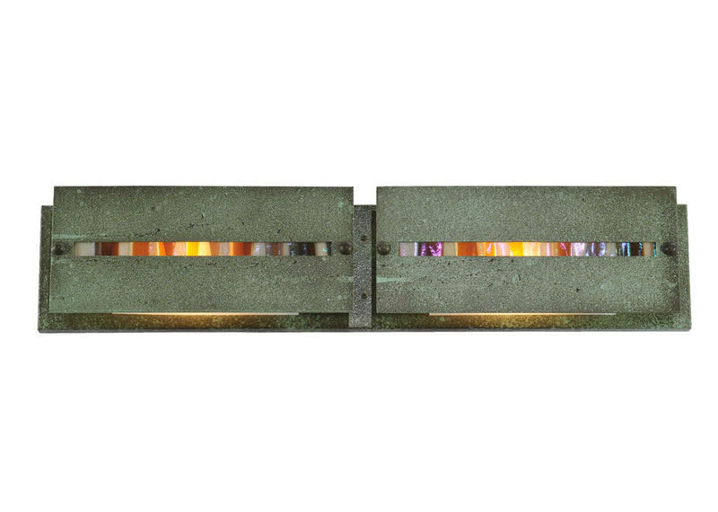 Meyda Tiffany 105987 Two Light Vanity, Tarnished Copper