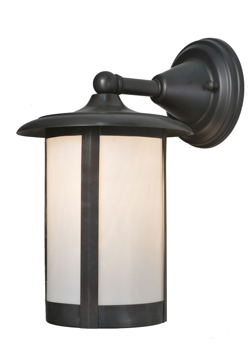 Meyda Tiffany 106026 One Light Wall Sconce, Craftsman Brown