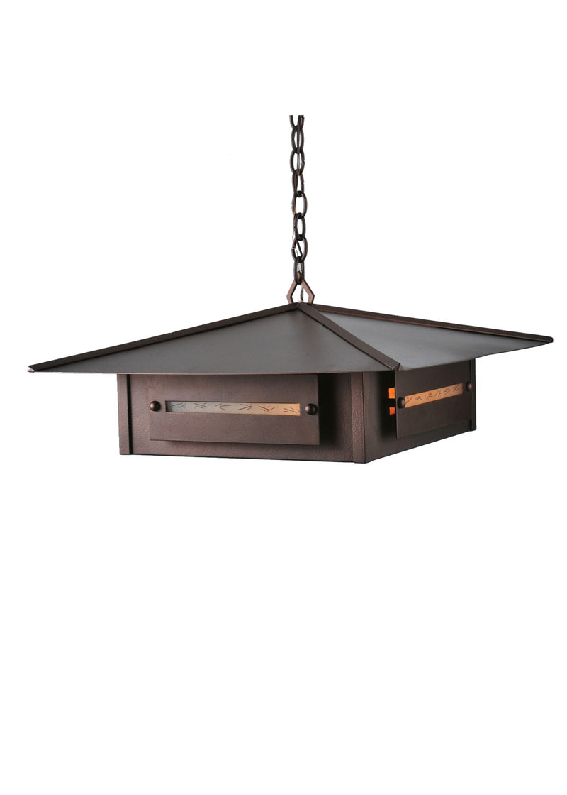 Meyda Tiffany 106340 Four Light Pendant, Cinnamon Coffee Metallic