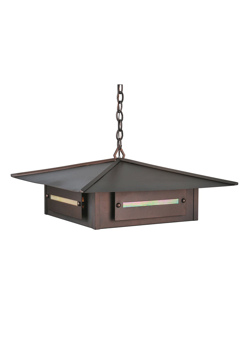 Meyda Tiffany 106353 Four Light Pendant, Cinnamon Coffee Metallic