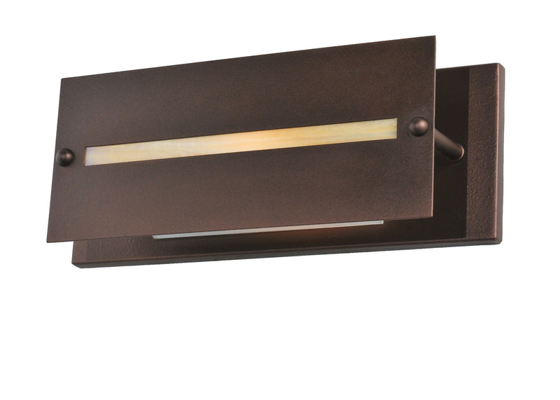 Meyda Tiffany 106368 One Light Vanity, Cinnamon Coffee Metallic