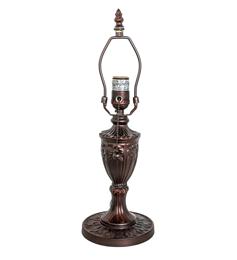 Meyda Tiffany 11895 One Light Table Base, Mahogany Bronze