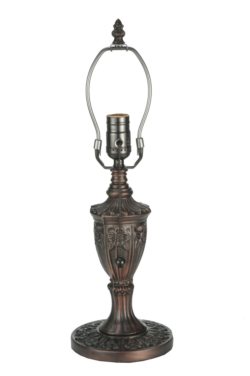 Meyda Tiffany 11895 One Light Table Base, Mahogany Bronze
