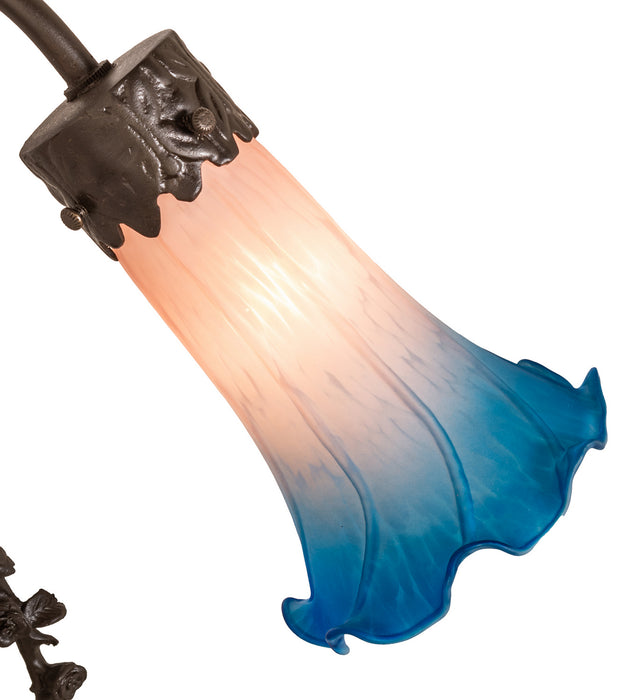 Meyda Tiffany 11943 Two Light Accent Lamp, Mahogany Bronze