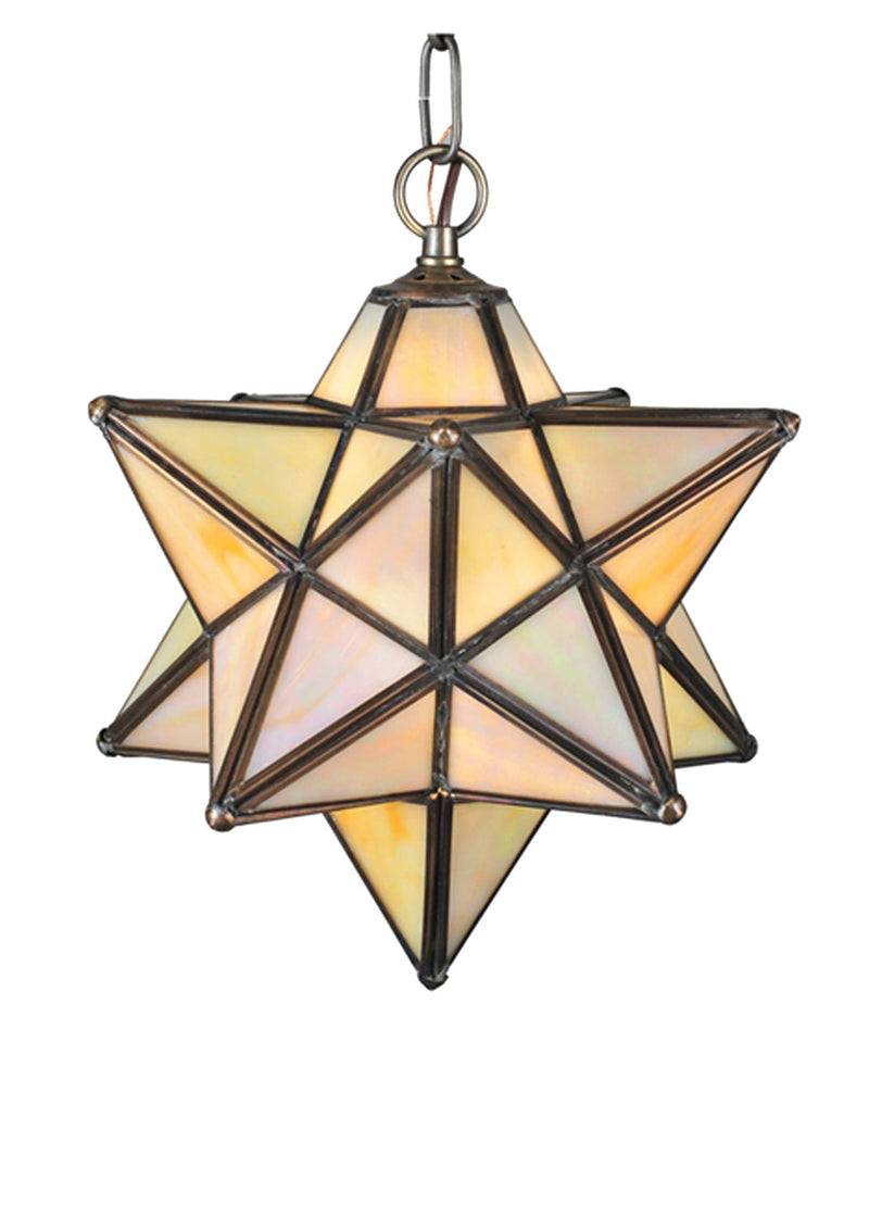 Meyda Tiffany 12123 One Light Mini Pendant, Antique Brass
