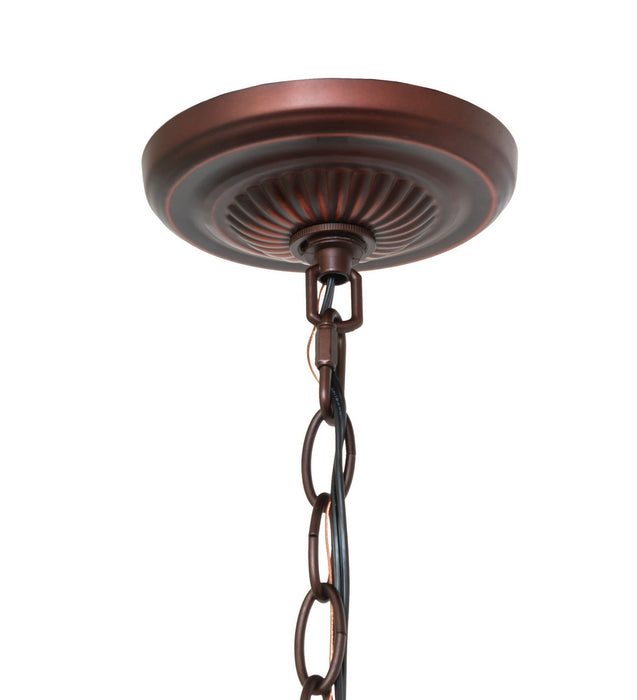 Meyda Tiffany 12133 One Light Pendant, Mahogany Bronze