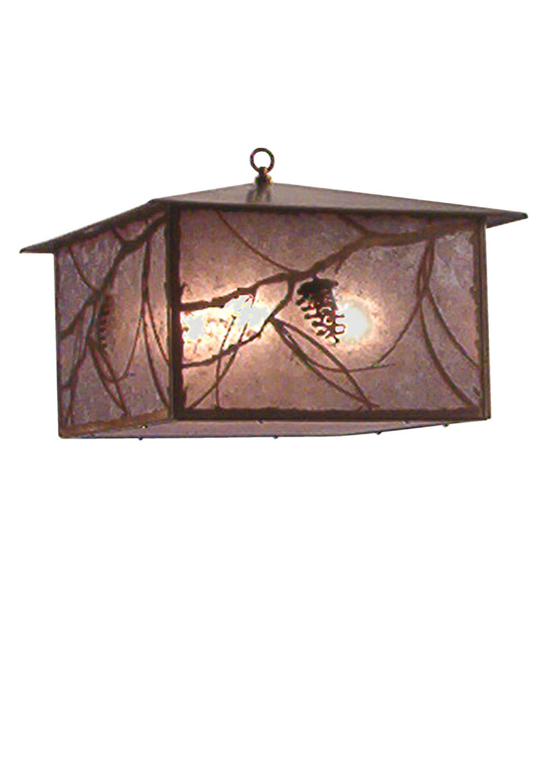 Meyda Tiffany 14116 Four Light Pendant, Antique Copper