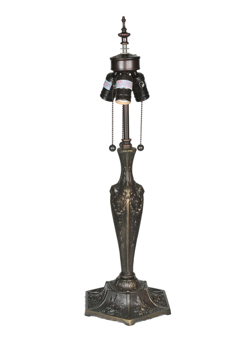 Meyda Tiffany 14579 Three Light Table Base Hardware, Antique