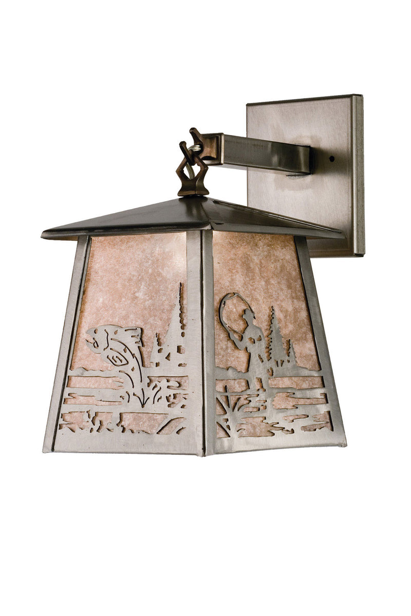Meyda Tiffany 15684 One Light Wall Sconce, Industrial Steel