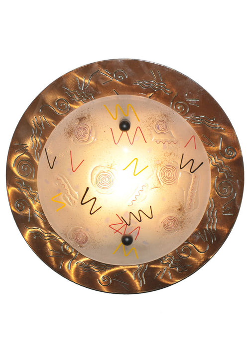 Meyda Tiffany 18060 One Light Wall Sconce, Transparent Copper