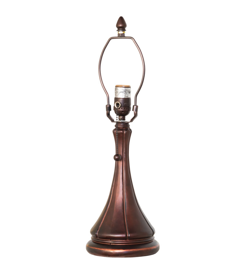 Meyda Tiffany 18819 One Light Table Base, Mahogany Bronze