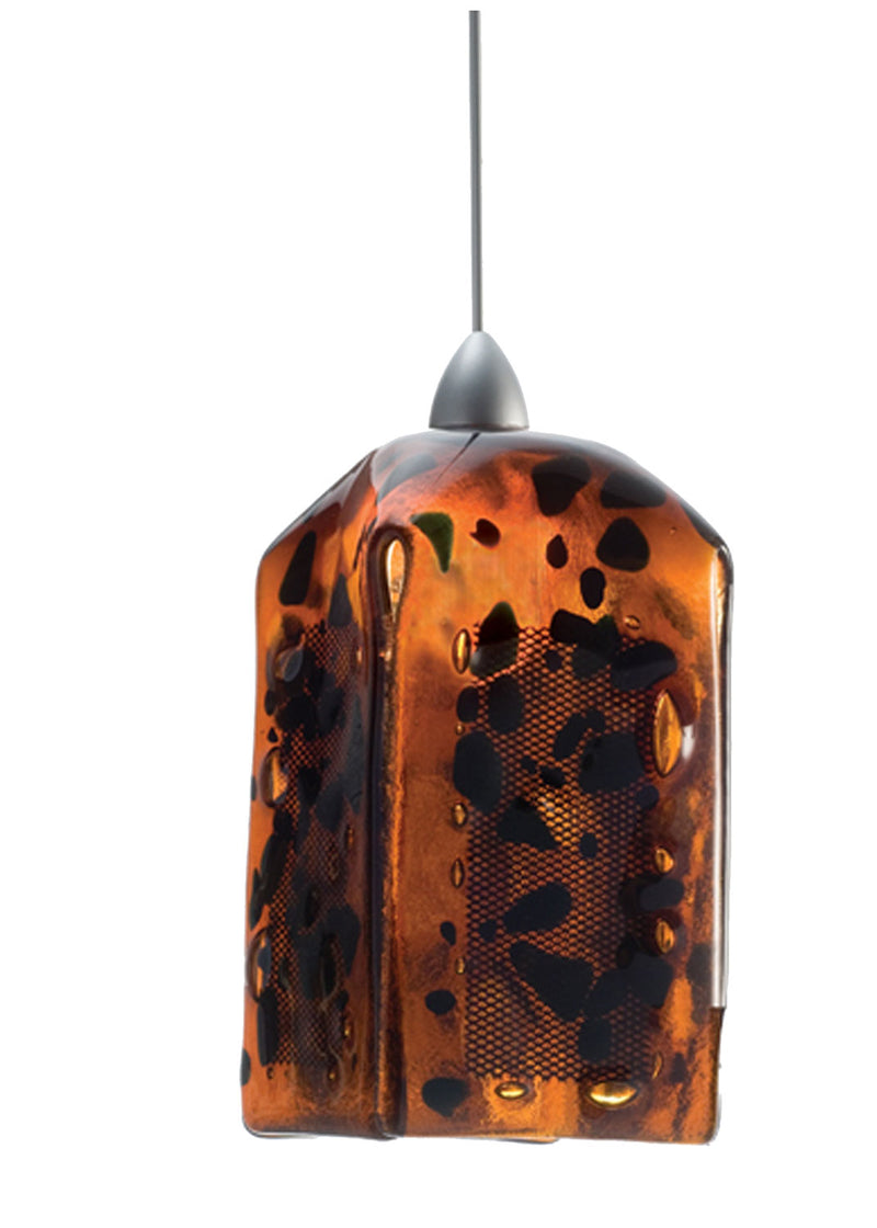 Meyda Tiffany 19563 One Light Mini Pendant, Brass Tint