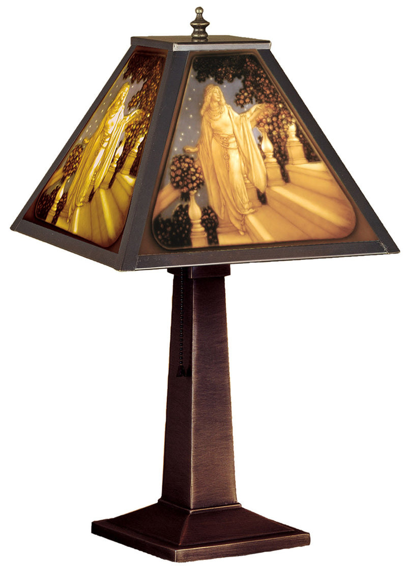 Meyda Tiffany 19899 Two Light Accent Lamp, Antique