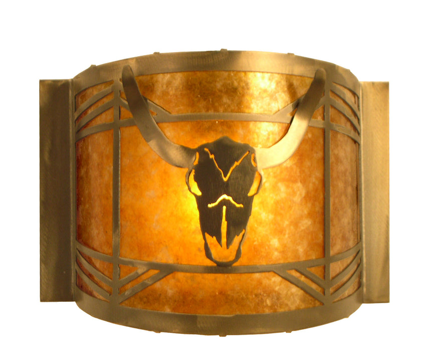 Meyda Tiffany 20760 One Light Wall Sconce, Antique Copper