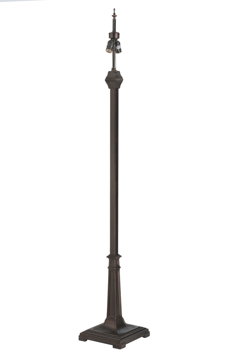 Meyda Tiffany 22279 Two Light Floor Base, Mahogany Bronze