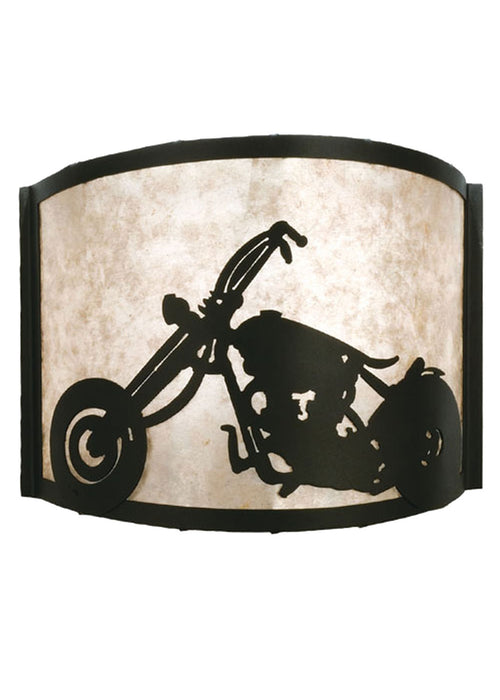 Meyda Tiffany 23826 One Light Wall Sconce, Textured Black