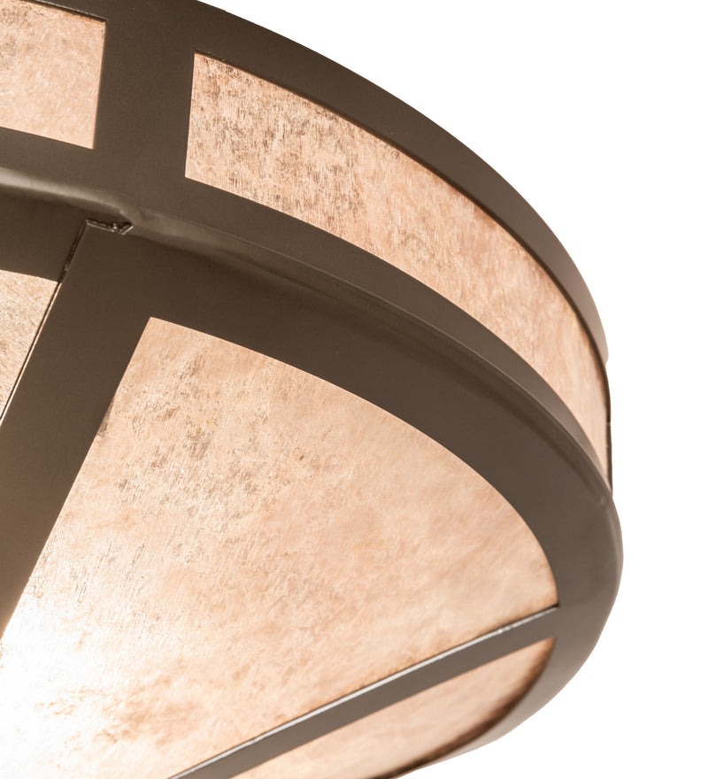 Meyda Tiffany 26919 Two Light Flushmount, Timeless Bronze