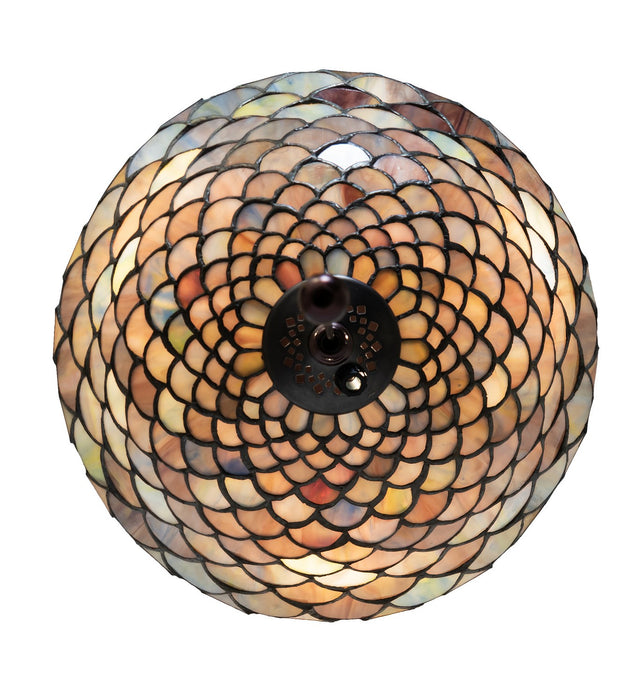 Meyda Tiffany 27451 Fan Light Fixture, Green/Blue