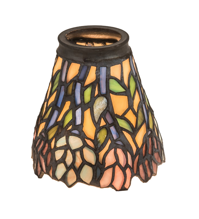 Meyda Tiffany 27476 Fan Light Shade, Beige Pink Pr Purple/Blue