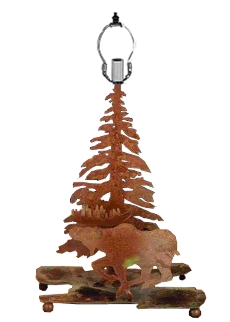 Meyda Tiffany 27711 Two Light Table Base, Rust