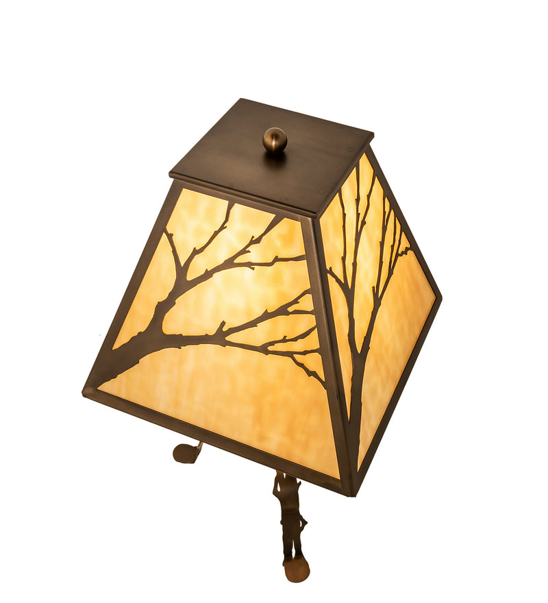 Meyda Tiffany 27906 One Light Table Lamp, Antique Copper