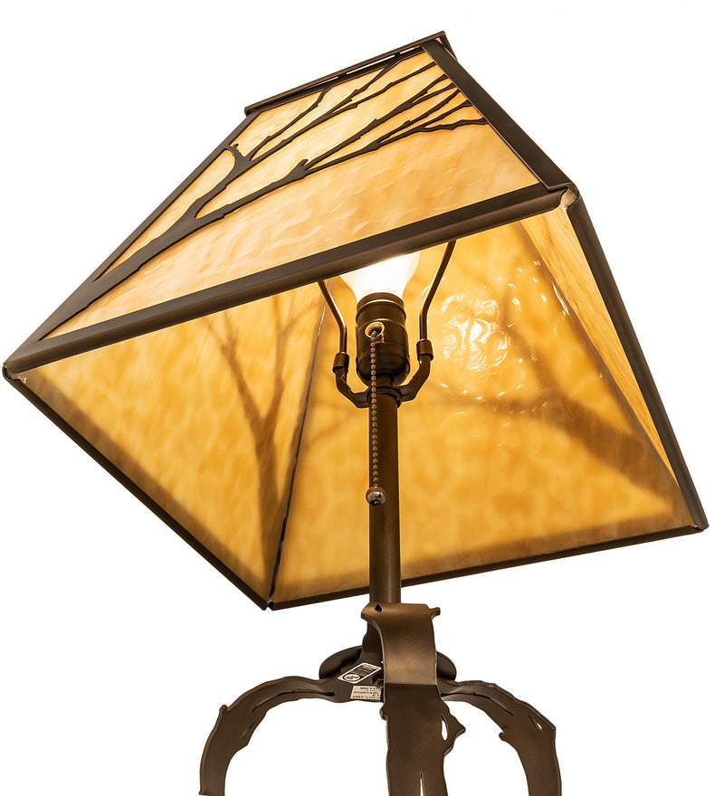 Meyda Tiffany 27906 One Light Table Lamp, Antique Copper