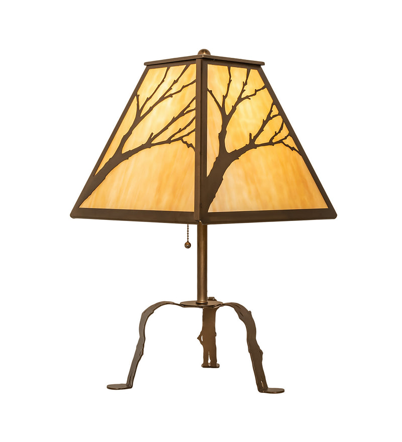 Meyda Tiffany 27906 One Light Table Lamp, Antique Copper