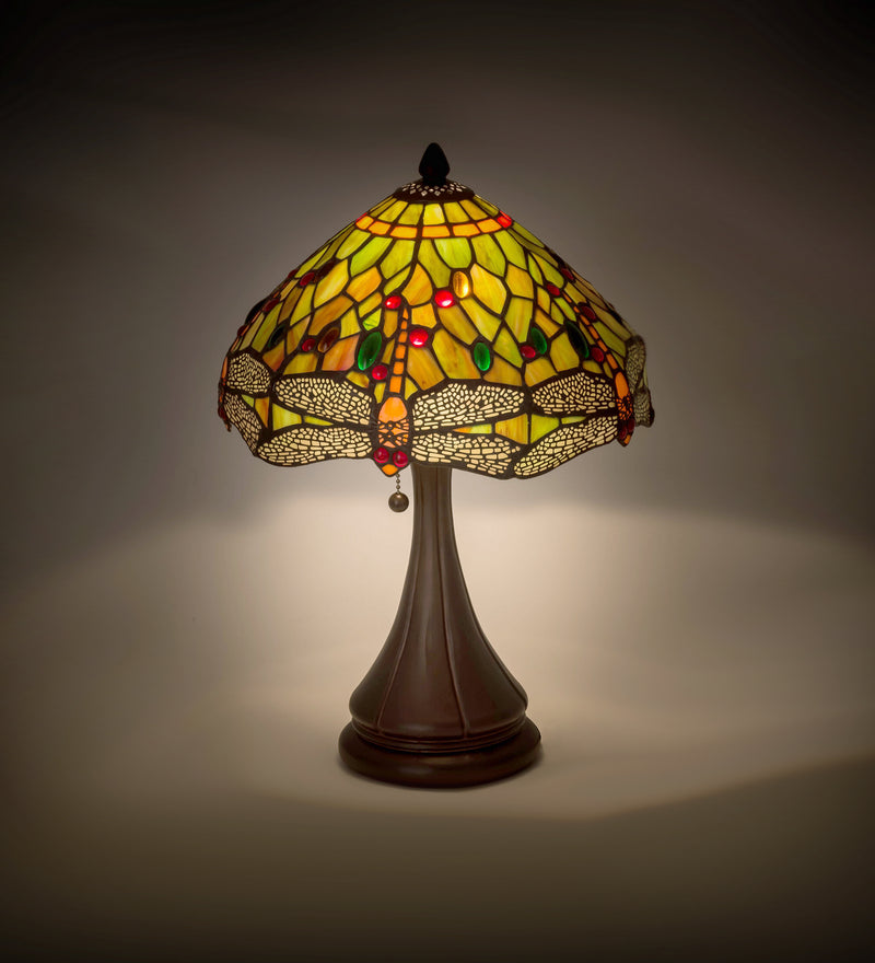 Meyda Tiffany 28460 One Light Accent Lamp, Mahogany Bronze