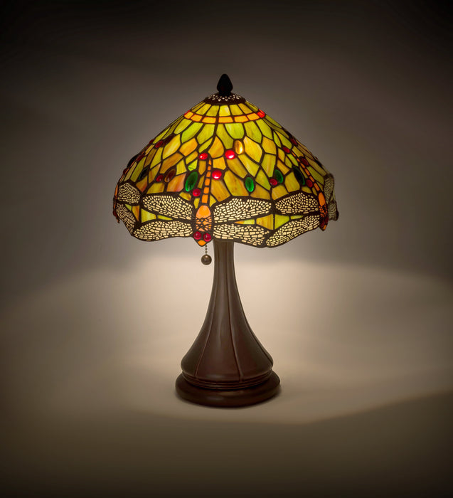 Meyda Tiffany 28460 One Light Accent Lamp, Mahogany Bronze