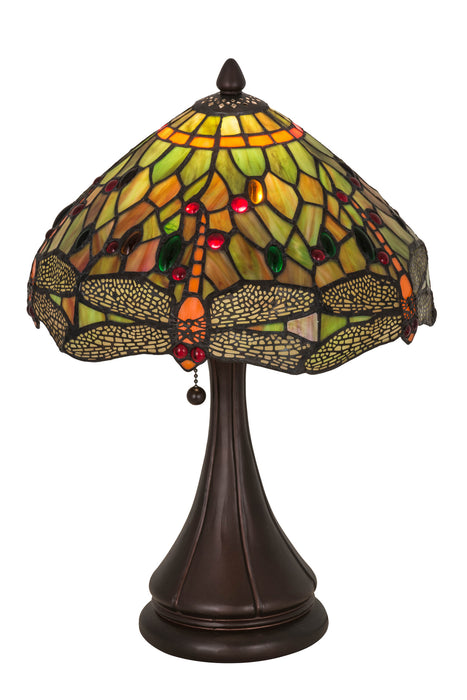 Meyda Tiffany 28460 One Light Accent Lamp, Mahogany Bronze