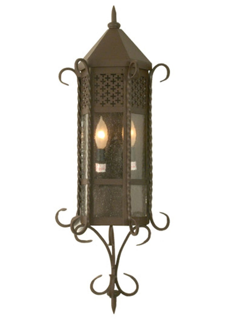Meyda Tiffany 28666 Two Light Wall Sconce, Cafe Noir