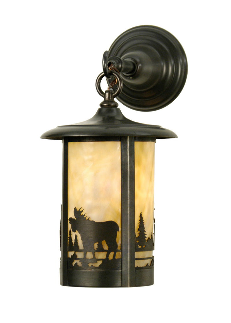 Meyda Tiffany 28791 Wall Sconce, Craftsman Brown