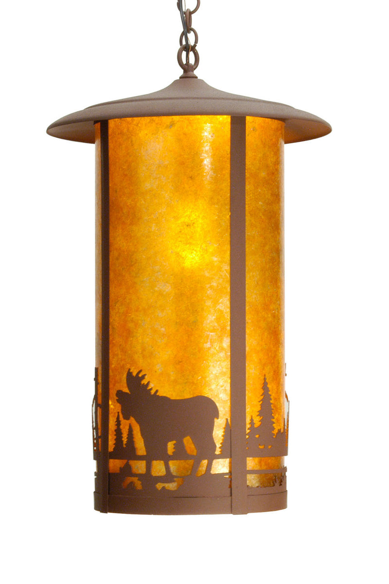 Meyda Tiffany 28792 One Light Pendant, Red Rust