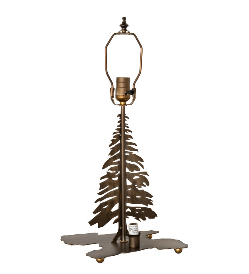 Meyda Tiffany 28895 Two Light Table Base, Antique Copper