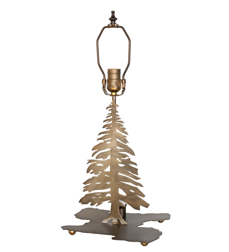 Meyda Tiffany 28895 Two Light Table Base, Antique Copper