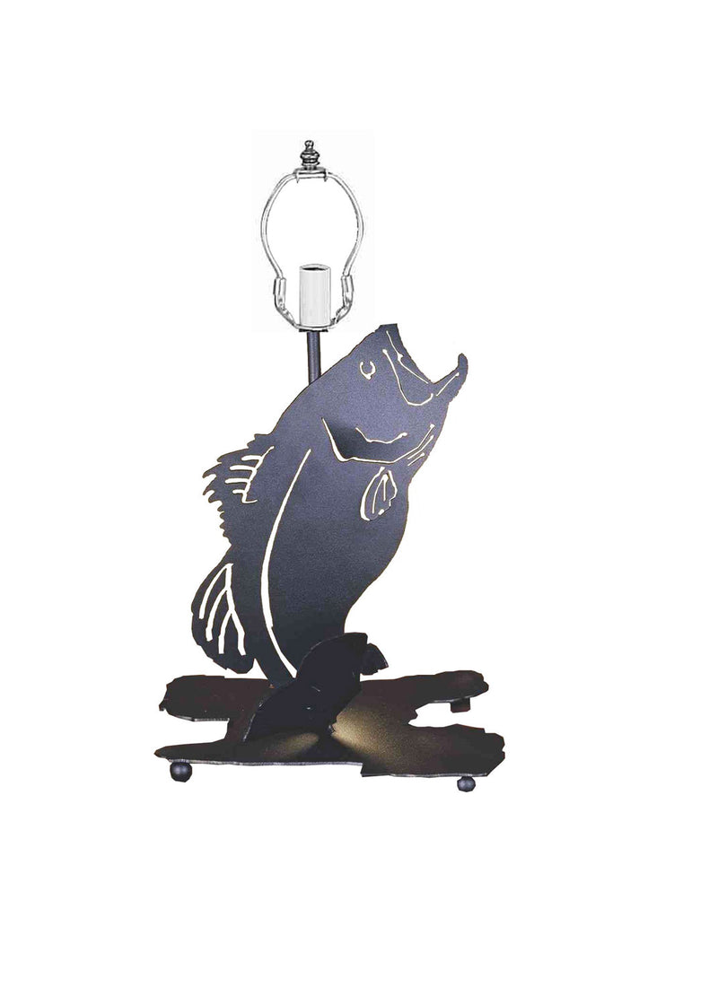 Meyda Tiffany 29079 Table Base Hardware, Textured Black