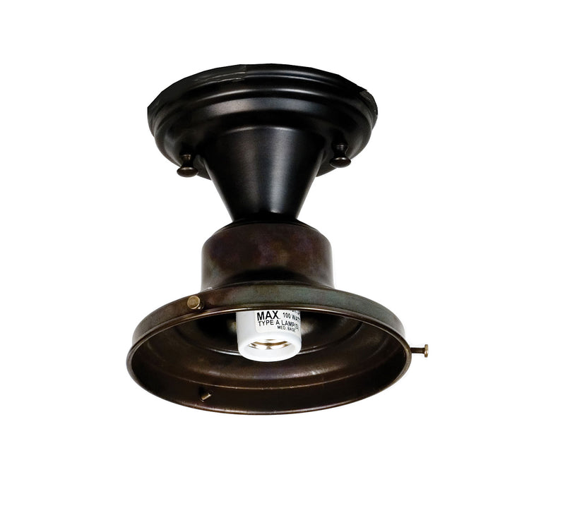 Meyda Tiffany 30263 One Light Pendant Hardware, Craftsman Brown
