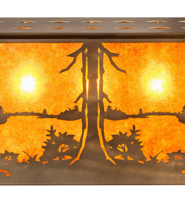 Meyda Tiffany 30333 Nine Light Pendant, Antique Copper