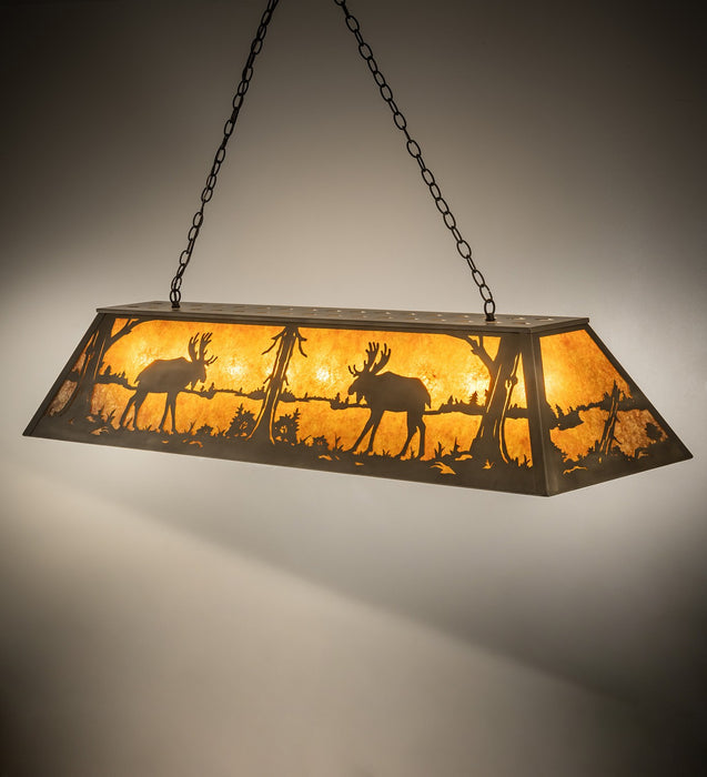 Meyda Tiffany 30333 Nine Light Pendant, Antique Copper