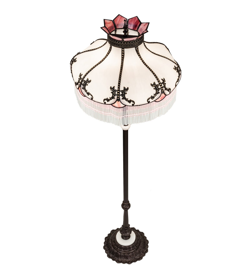Meyda Tiffany 31314 Three Light Floor Lamp, Mahogany Bronze